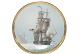 English Ship 
Plate
Motive: 
CONSTITUTION
From 1987 The 
Franklin Mint
Nice and well 
maintained ...