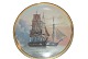 English Ship 
Plate
Motif: LA 
BELLE POULE
From 1987 The 
Franklin Mint
Nice and well 
maintained ...