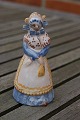 Hjorth figurine by L. Hjorth ceramics, Bornholm.Beautiful figurine of a woman in ...
