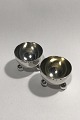 C. G, Hallberg 
(Swedish) 
Silver Salt 
Cellars (2) 
Ball Feet Diam 
3.8 cm(1½ in) H 
3 cm (1 3/16 
in) ...