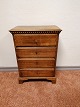 Oak chest of drawers Denmark start 1800s Height 75cm Plate 54 x 30cm.