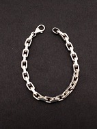 Sterling silver anchor bracelet 21 cm. 