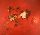 Veikko 
Kallinen, 
Finland. 
Abstract 
composition. 
Oil on canvas. 
1960 / 70s.
Canvas 
measures: 80 
...
