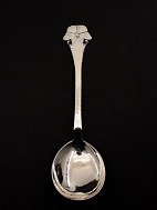 Silver serving spoon 24.5 cm. with butterflies decoration