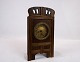 German alarm clock in oak from around the 1920s. The clock is in great vintage condition.24,5 ...