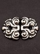 Art nouveau 830 silver belt buckle