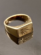 14 carat gold ring size 56-57 from goldsmith Herman Siersbøl