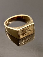 14 carat gold ring size 56-57 from goldsmith Herman Siersbl