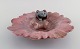 Karl Hansen Reistrup for Kähler. Antique and rare dish in glazed ceramics with 
frog. Beautiful glaze in pink and turquoise shades. Late 19th century.
