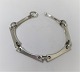 Silver 
bracelet. 
Sterling (925). 
The WHITTA 
stamp. Length 
20 cm.