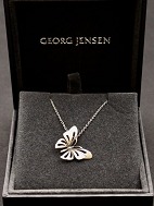 Butterflies pendant # 563  designed by Regitze Overgaard for Georg Jensen