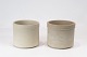 Two small 
ceramic flower 
pots by Herman 
A. Kähler.
10.5 x 12.5 
cm.