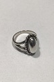 Georg Jensen 
Sterling Silver 
Ring No 9 with 
Silver Stone. 
Ring Size 56 / 
US 7½. Weight 
5.4 gr / ...