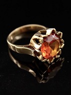 14 carat gold ring size 53 with citrine