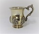 Russland. 
Silver Cup 84 
(875). 
Vergoldet. Höhe 
6 cm. 
Produziert 
1845.