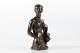 Just Andersen (1884-1943)Young man with fishDessin no. 1742made of disco metal with ...