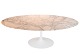 Tulip oval 
dining table 
with marble top 
designed by 
Eero Saarinen 
in 1957 for 
Knoll 
Furniture. ...