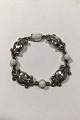 Georg Jensen 
Sterling Silver 
 Bracelet No 11 
Opal Measures 
18.5 cm (7 9/32 
in) Weight 17.8 
...