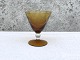 Kastrup 
Glassworks, 
Lis, White 
wine, Amber 
color, 10cm 
high, 8cm in 
diameter * 
Perfect 
condition *