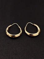 8 carat gold earrings D. 2 cm. 