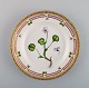 Royal Copenhagen Flora Danica salad plate in hand-painted porcelain with flowers 
and gold decoration. Model number 20/3573.
