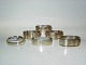 Three Tower 
silver napkin 
rings in many 
different 
designs 
All well 
maintained 
without & with 
...