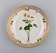 Royal Copenhagen Flora Danica salad plate in hand-painted porcelain with flowers 
and gold decoration. Model number 20/3573.
