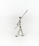 A royal soldier designed by Kay Bojesen of polished stainless steel.
5000m2 showroom.