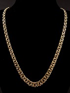 Bismarck gold double necklace 53 cm. 
