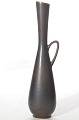 VASE FROM THE 1950s CARL-HARRY STALHANE FOR RÖRSTRAND  BRAUN GLAZE  ON STONEWARE