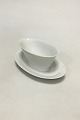 Royal Copenhaen White Fan Sauce / Gravy Bowl No 11550