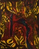 Ivy Lysdal, b 
1937. Danish 
ceramist and 
painter. 
Acrylic on 
canvas. 
Abstract 
modernist 
painting. ...