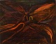 Ivy Lysdal, b 
1937. Danish 
ceramist and 
painter. 
Acrylic on 
canvas. 
Abstract 
modernist 
painting. ...