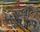 Ivy Lysdal, b 
1937. Danish 
ceramist and 
painter. 
Acrylic on 
canvas. 
Abstract 
modernist 
painting. ...