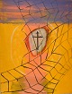 Ivy Lysdal, b 
1937. Danish 
ceramist and 
painter. 
Acrylic on 
canvas. 
Abstract 
modernist 
painting. ...