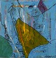 Ivy Lysdal, b 
1937. Danish 
ceramist and 
painter. 
Acrylic on 
canvas. 
Abstract 
modernist 
painting. ...