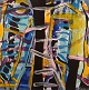 Ivy Lysdal, b 
1937. Danish 
ceramist and 
painter. 
Acrylic on 
canvas. 
Abstract 
modernist 
painting. ...