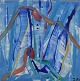 Ivy Lysdal, f 1937. Dansk keramiker og kunstmaler. Akryl på lærred. Abstrakt 
modernistisk maleri. Koloristisk palette. Dateret 2005.
