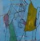 Ivy Lysdal, f 1937. Dansk keramiker og kunstmaler. Akryl på lærred. Abstrakt 
modernistisk maleri. Koloristisk palette. Dateret 2007.
