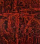 Ivy Lysdal, b 
1937. Danish 
ceramist and 
painter. 
Acrylic on 
canvas. 
Abstract 
modernist 
painting. ...