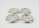 Set of glass 
trays in 
hallmarked 
silver and 
glass from the 
1920s.
2 x 10 cm.