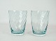 Set of two 
turqouise water 
glass, in great 
used condition.
11,5 x 8,5 cm.