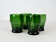 Set of four 
dark green 
water glass, in 
great vintage 
condition from 
the 1930s.
9,5 x 7 cm.
