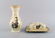 Rosenthal 
Classic Rose. 
Vase and butter 
tray in 
hand-painted 
porcelain with 
romantic scenes 
and ...