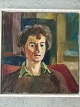 Jon Gislason 
(født 1955):
Portræt af ung 
mand 1978 - 
måske 
selvportræt.
Akryl på ...