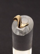 14 carat modern gold ring