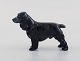 Royal Doulton porcelænsfigur. Sort cockerspaniel. 1930