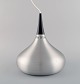 Jo Hammerborg 
for Fog & 
Mørup. Orient 
pendant lamp in 
brushed 
aluminum with 
top in black 
...