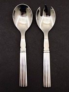 Georg Jensen. Silver cutlery. Sterling (925s) Bernadotte. Salad set