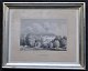 Danish manor 
prospectus, 
lithograph, 
19th century 
Högholm on 
Djursland, 
Jutland. Made 
by F. ...